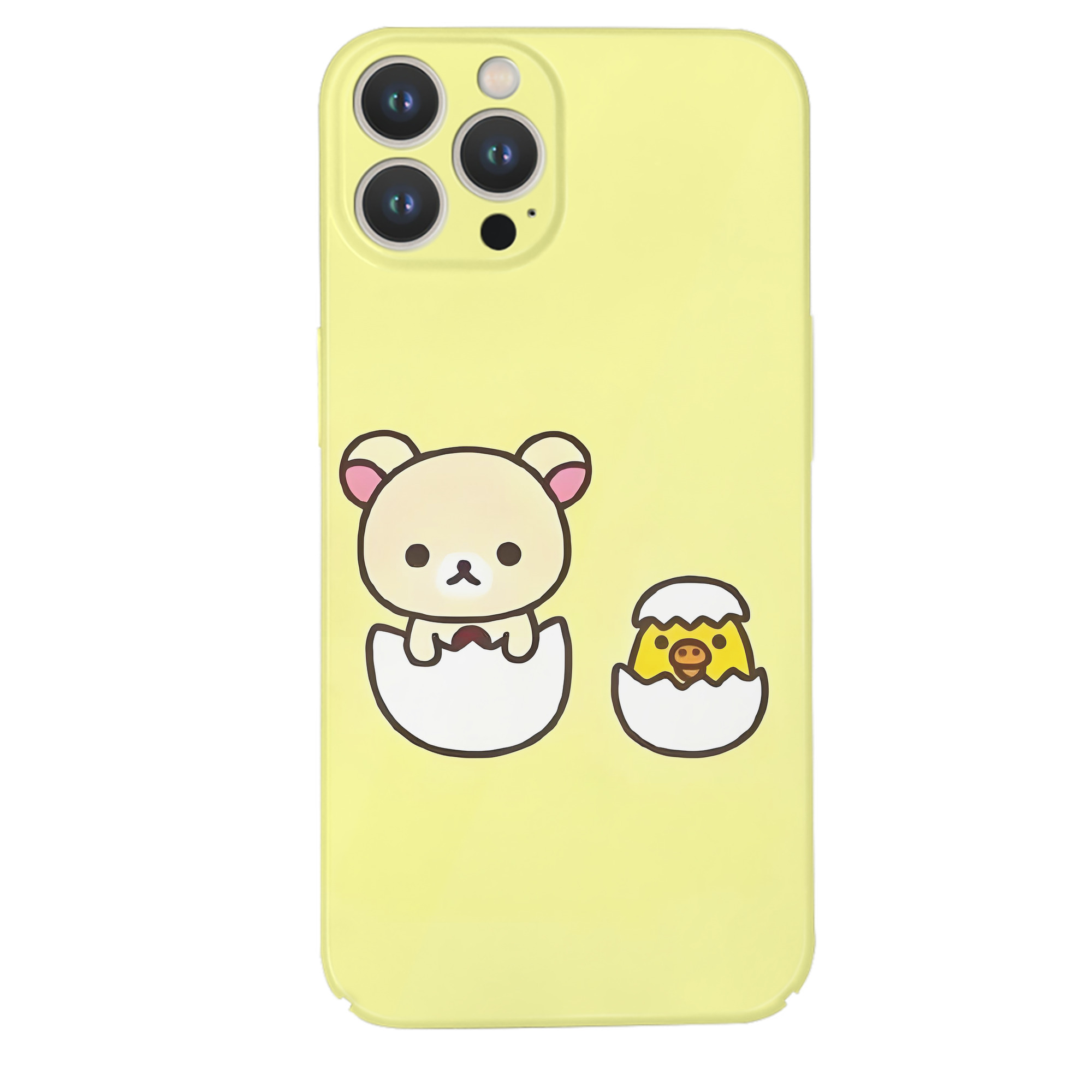 （画像用） リラックマ リラックマ キイロイトリ Rilakkuma Korilakkuma Kiiroitori 【iPhone 14シリーズ対応】ハードケース